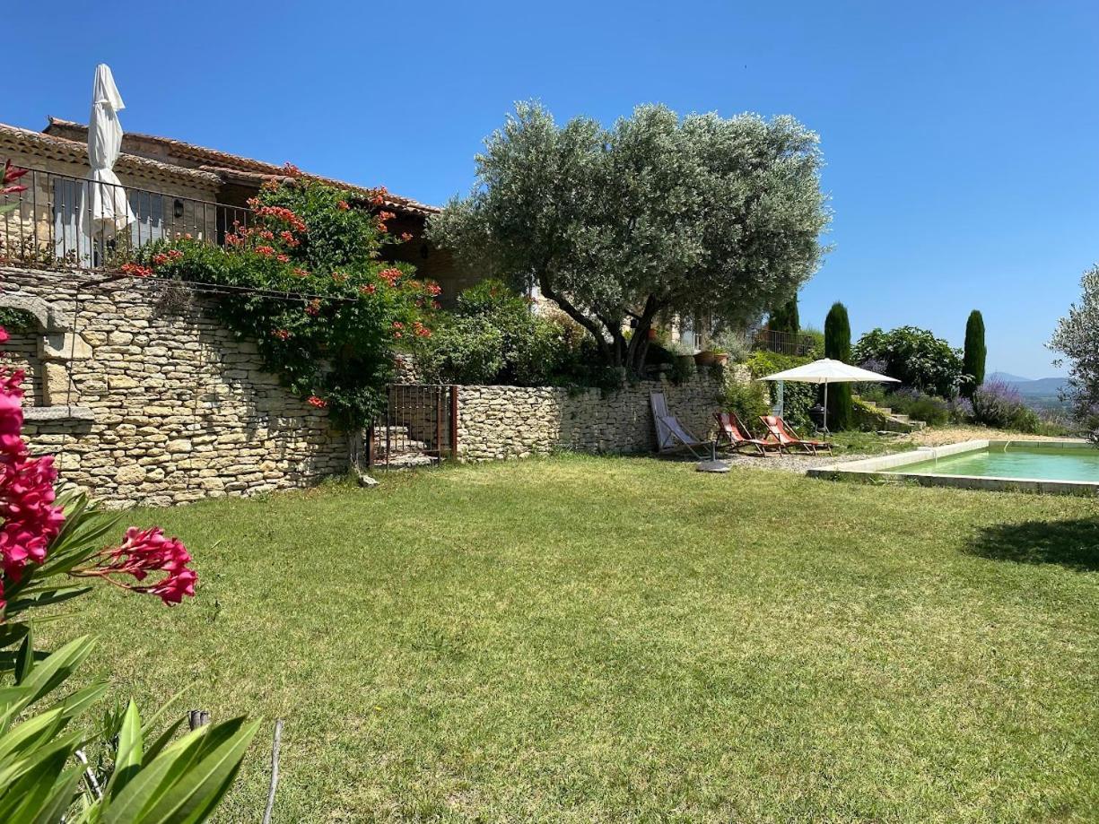 In Gordes, Facing The Entire Luberon Park A Beautiful 5 Bedrooms House Exteriér fotografie